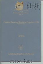 Cosmic rays and particle physics-1978（ PDF版）