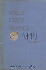 Solid State Physics Vol.7 PDF电子版封面