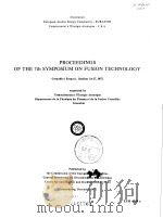 Proceedings of the 7th symposium on fusion technology.1972. PDF电子版封面