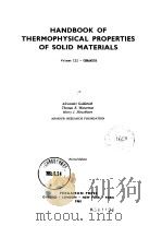 Handbook of Thermophysical Properties of solid Materials PDF电子版封面