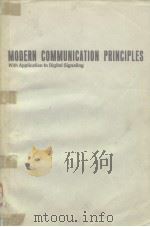 Modern communication prineiples with application to digital signaling. PDF电子版封面