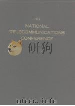 National telecommunications conference 1974 PDF电子版封面