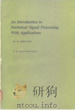 An Introduction to Statistical Signal Processing With Applications（ PDF版）