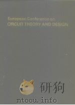 European Conference on Circuit theory and Design     PDF电子版封面     