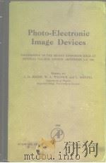 photo——Electronic Image Image Devices PDF电子版封面