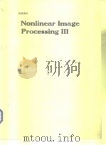 Nonlinear Image Processing Ⅲ PDF电子版封面 0819408123