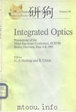Integrated Optics 1985 PDF电子版封面 0387155376
