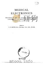 Medical electronics PDF电子版封面 Smyth C.N