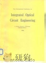 First International Conference on Integrated Optical Circuit Engineering PDF电子版封面