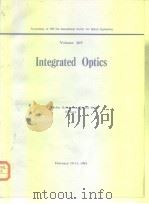 Integrated optics 1981 PDF电子版封面 0892523018