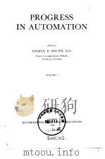 Progress in Automation PDF电子版封面