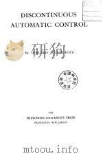Discontinuous Automatic Control PDF电子版封面