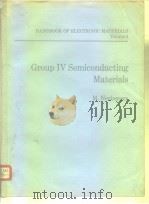 Group IV Semiconducting Materials PDF电子版封面