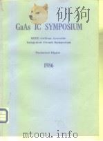 GaAS IC symposium.1986. PDF电子版封面