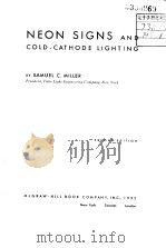 Neon Signs and Cold-cathode Lighting PDF电子版封面 S.C.Miller
