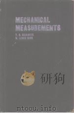 Mechanical Measurements PDF电子版封面