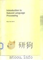 Introduction to Natural Language Processing PDF电子版封面 0835932540