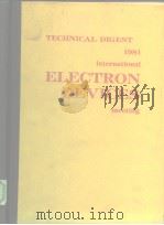 International Electron Devices Meeting.Wash.D.C.Dec.7-9 1981. PDF电子版封面