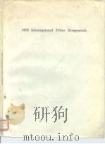 1972 International Filter Symposium PDF电子版封面