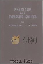 Physique des explosifssolides. PDF电子版封面