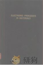 Electronic processes in materials PDF电子版封面