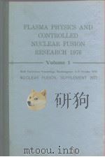 Plasma Physics and controlled Nuclear Fusion Research 1976 Vol.1 PDF电子版封面