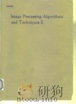 Image Processing Algorithms and Techniques II     PDF电子版封面     