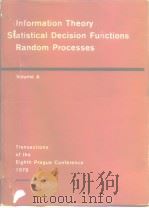 Transactions of the 8th pragueconference on information theory statistical decision funetions random PDF电子版封面