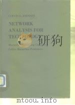 Metwork analysis for technology 1984 PDF电子版封面 0023610506