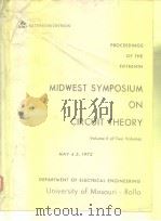 Proceedings of the 15th Midwest Symposium on Cirouit Theory 1972 PDF电子版封面