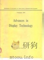 Advances in Display Technology PDF电子版封面 0892522275