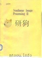 Nonlinear Image Processing II PDF电子版封面 0819405507