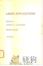 Laser applications V.4.1980 PDF电子版封面 0124319041