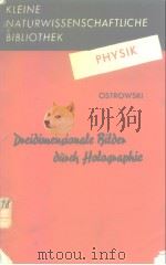 Drsidimensionale Bilder durch Holographie（ PDF版）