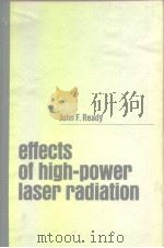 Effects of high-power laser radiation PDF电子版封面