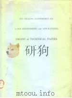 1973 TEEE/OSA Conf on Laser Engineering & Applications Digest of tech papers PDF电子版封面