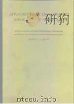 Applications de l'holographie/Applications of holography PDF电子版封面