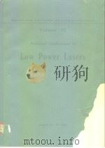 Practical Applications of Low Power Lasers Vol.92 1976. PDF电子版封面