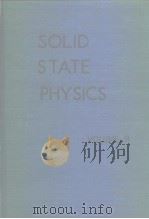 Solid State Physics Advances in Research and Applications Vol.8 PDF电子版封面