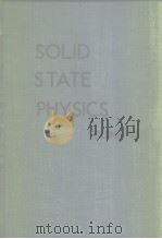 Solid State Physics Advances in Research and Applications Vol.10 PDF电子版封面