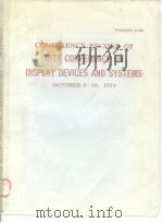conference record of 1974 conference on display devices and systems.1974.（ PDF版）
