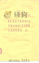 Electronic transition lasers 2 1977. PDF电子版封面