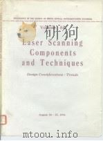Laser scanning compoents and techniques.1977.（ PDF版）