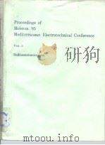 Proceedings of melecon'85 Mediterranean Electrotechnical Conference Vol.3 Radiocommunications 1（ PDF版）