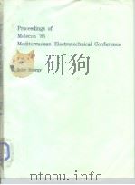 Proceedings of melecon'85 Mediterranean Electrotechnical Conference Vol.4 solar energy. 1985. PDF电子版封面