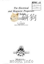 The electrical and magnetic Properties of Solids PDF电子版封面
