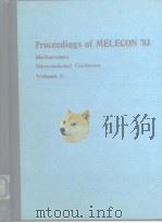 Proceedings of MELECON'83 Mediterranean Electrotechnical Conference Volume2 PDF电子版封面