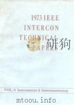 1973 IEEE Intercon technical papers Vol.8 1973 PDF电子版封面