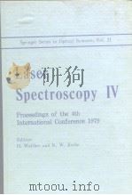 Laser spectroscopy IV; proceedings of the 4th international conferenc 1979 PDF电子版封面
