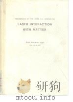 Preceedings of the Japan-U.S. Seminar on Laser Interaction with Matter 1972 PDF电子版封面